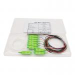 1x8 Steel tube type 1M SC/APC fiber optic pLC splitter for sale