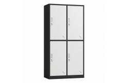 China Office 4 Door Storage Locker Lockable Metal Cabinet With Keys supplier