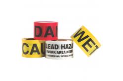 China Custom Logo PE Caution Warning Tape Non-adhesive Barricade Tape for Warning supplier