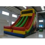 Spiderman Theme Commercial Inflatable Water Slides 8 X 5 X 7m Enviroment - Friendly for sale