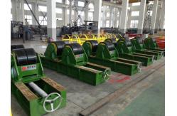 China PU Wheel Welding Turning Rolls 60T lead screw Adjustable supplier