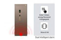 China Anti-Theft Commercial Safe Boxes Alarm System Biometric Fingerprint Lock 7 Open Ways supplier