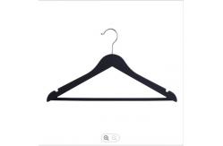 China Black Thick Plastic Hangers supplier