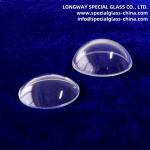 Custom High Clarity Optical Glass Dome Lens For Suveillance System for sale