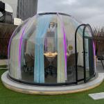 PC Aluminum Geodesic Camping Dome Transparent Dome Tent Durable Construction for sale