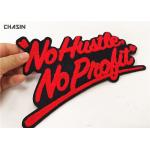 Custom Slogan Letter Chenille Embroidery Patches Iron On Your Clothing for sale