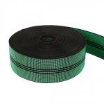 Eco Friendly Rubber Upholstery Webbing For Sofa Seat / Back HS Code 58062000 for sale
