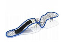 China Kids Playground Climbing Net Commercial Outdoor Triangle Rope Scramble Net supplier