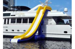 China Inflatable Water Floating Games , Inflatable Slide For Yacht Sports supplier