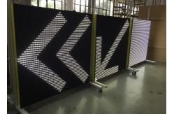 China Free Standing LED Lane Control Signs Tunnel For Driver Warning supplier