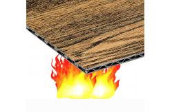 China 6mm Wooden Aluminum Composite Panel With Sound Insulation supplier