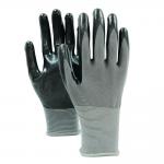 13 Gauge Nylon Seamless Knitted Smooth Nitrile Gloves , Gardening Home Improvement Gloves for sale