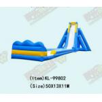 Aldult  Outdoor Rental Inflatable Large Water Slides With Pool