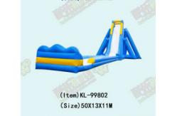 China Aldult  Outdoor Rental Inflatable Large Water Slides With Pool supplier
