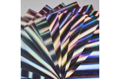 China Iridescent Holographic Paper Roll Glossy Surface Finish High Durability Glossy Paper Roll supplier