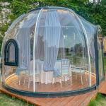 Soundproof Dome Tents Transparent Winter Hotel Dome Geodesic Igloo PC Dome Tent for sale