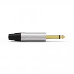 Versatile 6.35 Mm Jack Plug Connector Metal For Electronic Devices