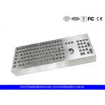 Machine Industrial Keyboard With Trackball Desktop IP68 EMC USB