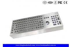 China Machine Industrial Keyboard With Trackball Desktop IP68 EMC USB supplier