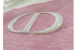 China Fashion Logo Design Printed Garment Labels , Flag  Pattern Reflective Patches For Clothing supplier