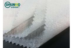 China White Brushed Woven Interlining With PA High Bonding Strength For Overcoat supplier