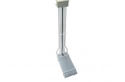 China ISO9001 Three Element 3000W Immersion Water Heater L Shaped Bottom supplier