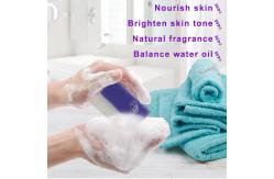 China Purple Organic Face Soap Whitening Lavender Coconut Oil Body Care supplier
