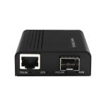 1G 10G Unmanaged Copper SFP+ Fiber Ethernet Media Converter DC12V With DIP for sale