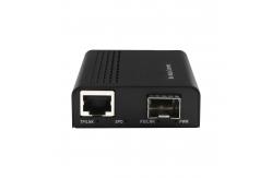 China 1G 10G Unmanaged Copper SFP+ Fiber Ethernet Media Converter DC12V With DIP supplier