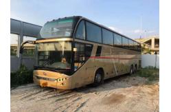 China Strong Engine Large Used Commercial Bus 71 Seats Diesel Back Double Axles With AC Two Floor supplier