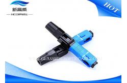 China Drop Cable SC Quick APC UPC Connector , Telecom Fiber Optic Connectors supplier