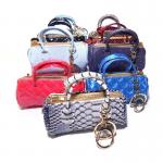 Handcrafted Polyester Small Coin Pouch Keychain Smooth Surface for sale
