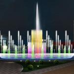 Economic submersible pump multimedia music floating water fountain for sale