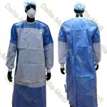 Non Woven Disposable Sterile Surgical Gowns Reinforced At Sleeves And Chest for sale
