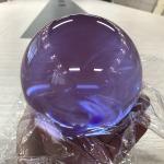 Decorative Transparent Resin Ball  , Clear Crystal Ball 100mm