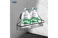 China SS201 Hanging Corner Shower Shelf 26cm Washable Suction Fixed supplier