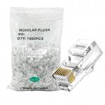 1000pcs/Pack EZ Pass Through Cat6 RJ45 Connector UTP Unshielded RJ45 8P8C Standard 23AWG Modular Plug for sale