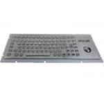 USB Kiosk Industrial Keyboard With Trackball 304 Stainless Steel for sale