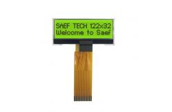 China 3V MCU Interface Monochrome Graphic LCD Display 122x32  STN Positive supplier