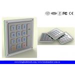 14 Keys Smart Door Entry Keypad / Stainless Steel Outdoor Keypad IP65