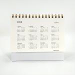 Foil Logo A5 Size Office Depot Desk Calendar 2mm Thickness Cardboard Material for sale