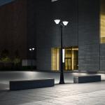 Whole Night 9 Watt Solar Powered LED Lights For Driveway Pillars for sale
