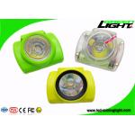 4.2W 13000lux LED Miners Cap Headlamp Rechargeable Battery 348lum for sale