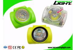 China 4.2W 13000lux LED Miners Cap Headlamp Rechargeable Battery 348lum supplier