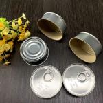 50g D65x27mm Tinplate Container For Weed Packaging With Lids And labels Customized for sale