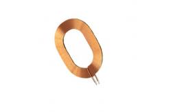 China 16uH Round Wireless Power Transfer Coil 100kHZ , RoHS Inductive Charging Coil supplier