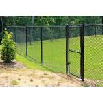 Black Electro Zinc Cyclone Wire Mesh Fence Panel For Sport Game for sale