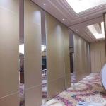 Acoustic Wooden Movable Operable Folding Partition Wall For Banquet Hall for sale