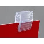 Customized Sign Holder Double Clip Sign Connector PVC Holder Transparent clamps