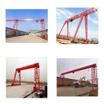Remote Control 10 Ton Gantry Crane Lightweight Single Girder Crane With Electric Hoist